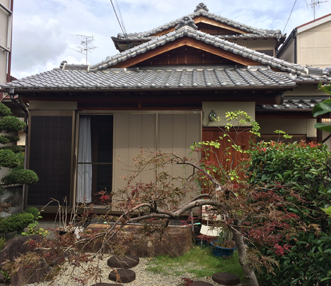 塗装前の雨戸