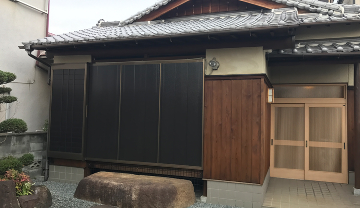 日本家屋の外装